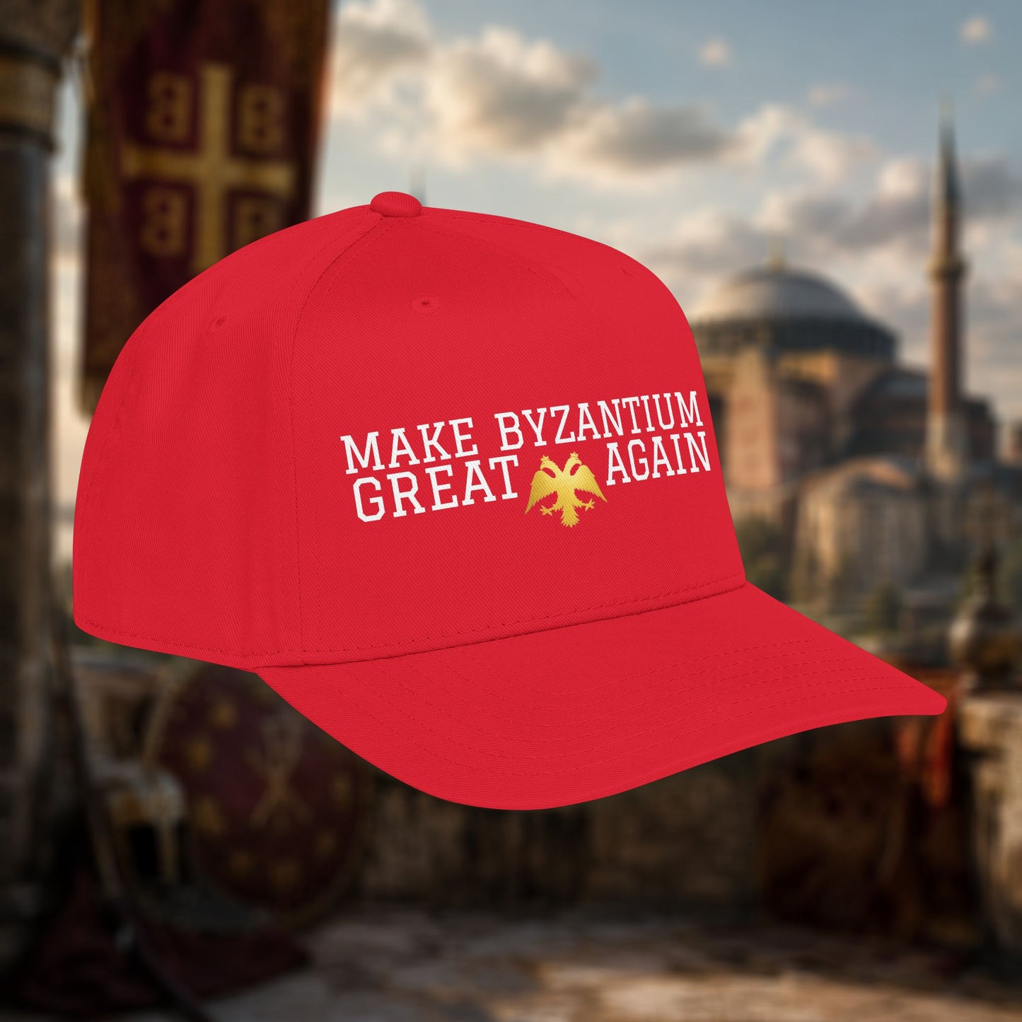 Make Byzantium Great Again - Standard Red Snapback
