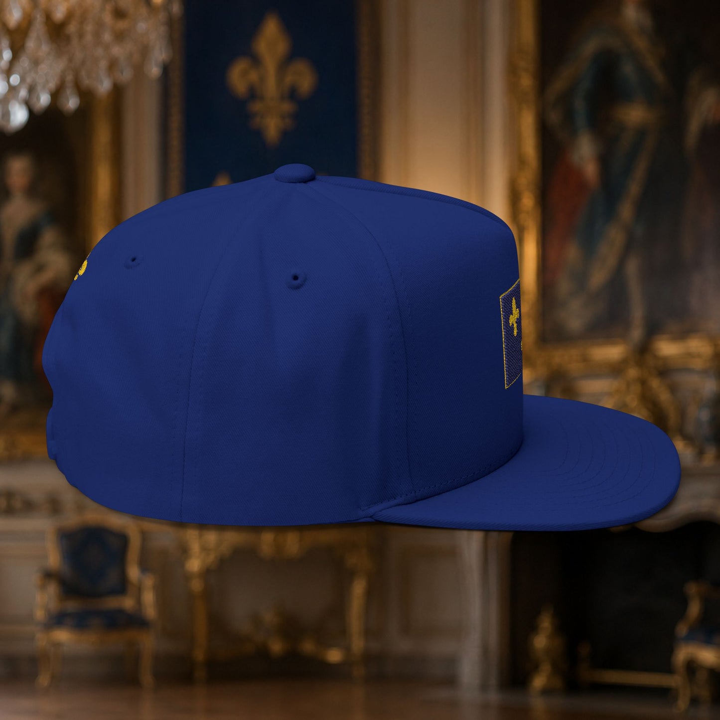 The Bourbon Bleu - Premium Blue Snapback Cap