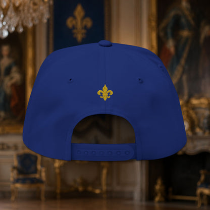 The Bourbon Bleu - Premium Blue Snapback Cap