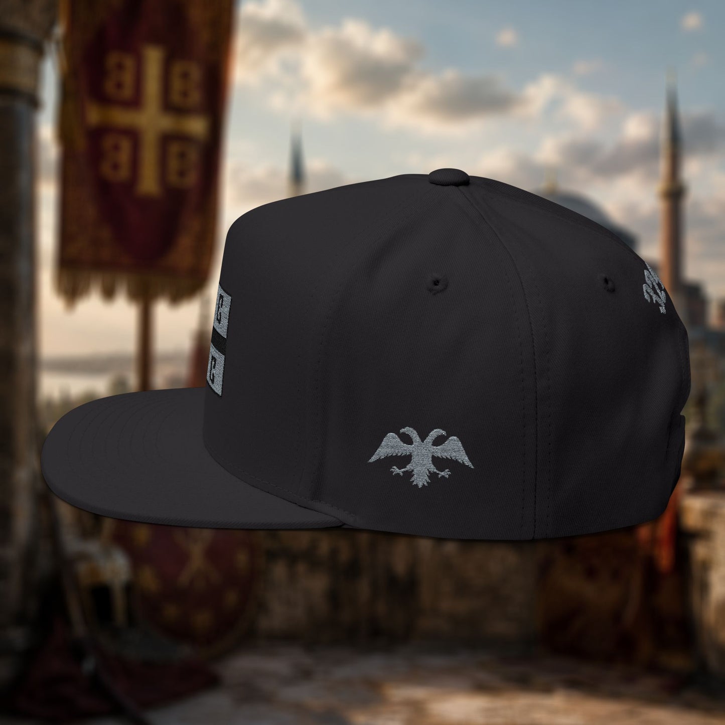The Imperial Shadow - Premium Black Snapback Cap