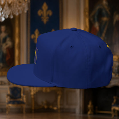 The Bourbon Bleu - Premium Blue Snapback Cap