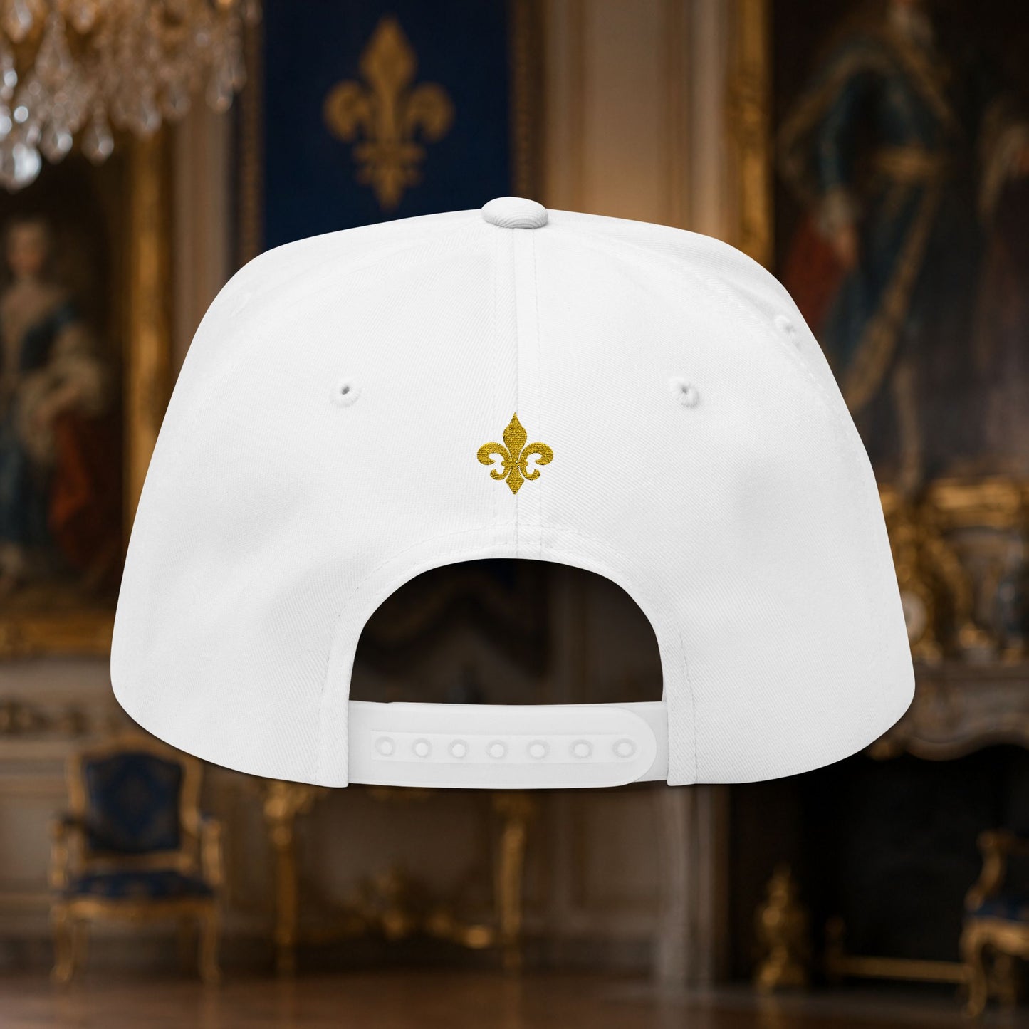 The Bourbon Blanc - Premium White Snapback Cap
