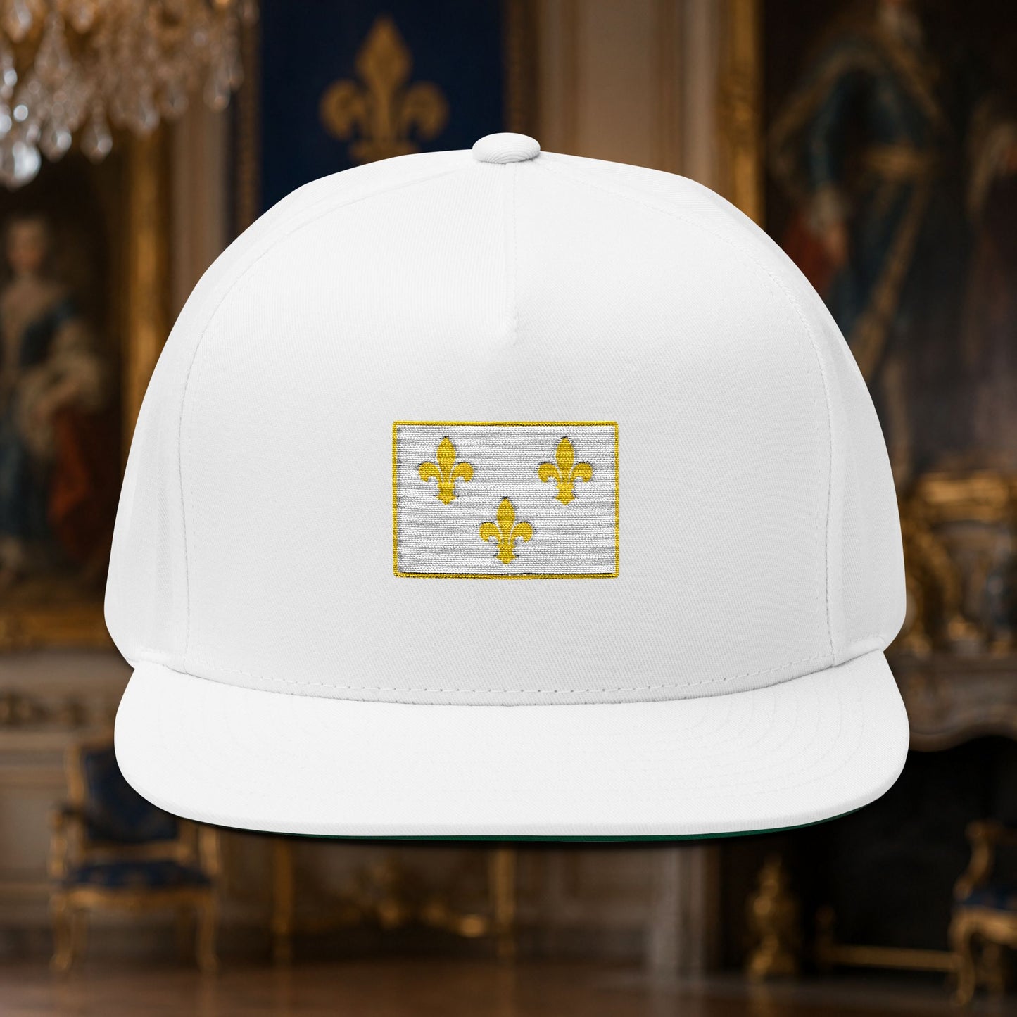 The Bourbon Blanc - Premium White Snapback Cap