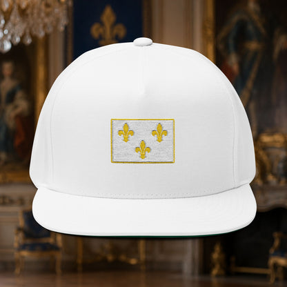 The Bourbon Blanc - Premium White Snapback Cap