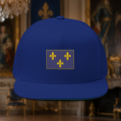 The Bourbon Bleu - Premium Blue Snapback Cap