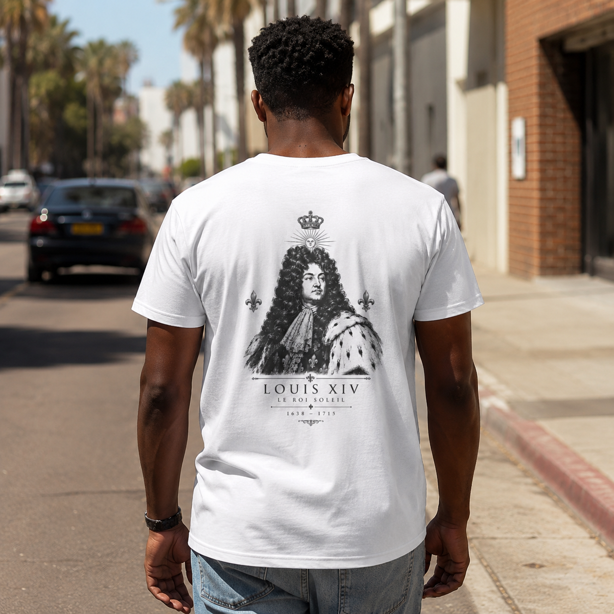 The Sun King - White Bourbon Tee