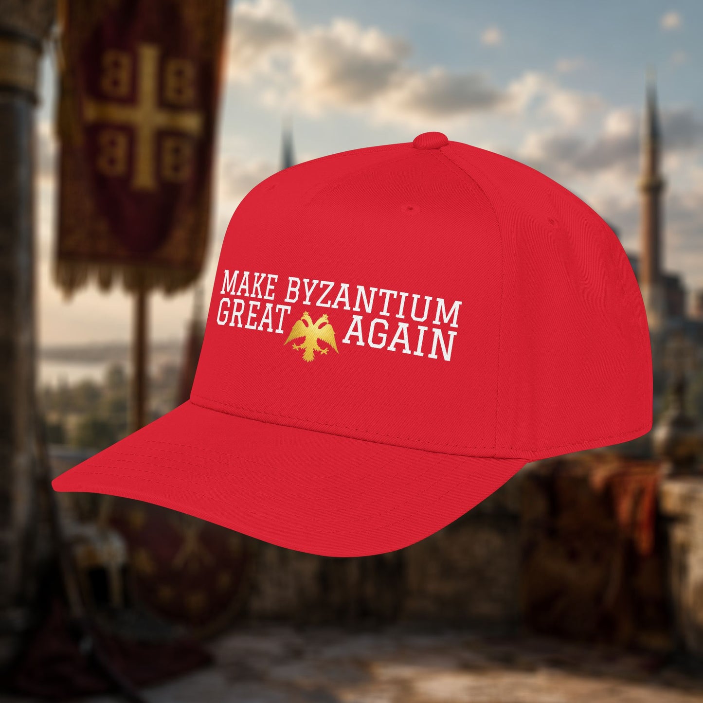 Make Byzantium Great Again - Standard Red Snapback
