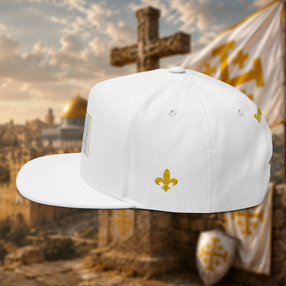 The Holy Land - Premium White Snapback Cap